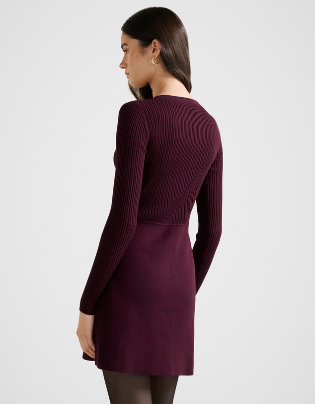 Forever New - Issie Long Sleeves Knitted Mini Dress