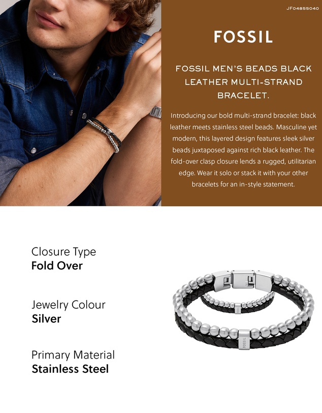 Fossil - Jewelry Silver Tone Bracelet
