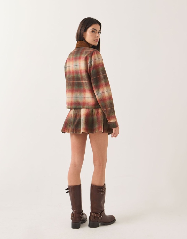 Brixton - Pleated Mini Skirt