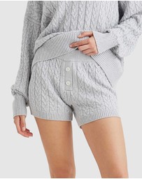 Papinelle - Cosy Cable Cotton Cashmere Short