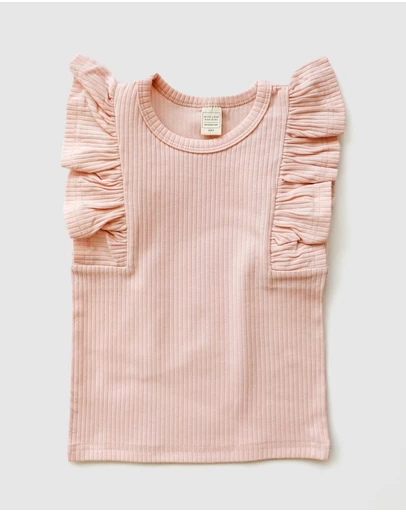 WITH LOVE FOR KIDS - Shimmy Wide Rib Tank Top - Kids