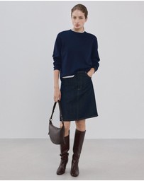 M.N.G - Round-Neck Knitted Sweater