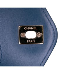 Pre-Loved by Azura Reborn - Pre-Loved Medium Calfskin Coco Chevron Envelope Flap