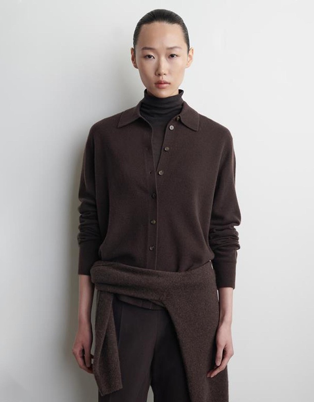 COS - Knitted Merino Wool Shirt