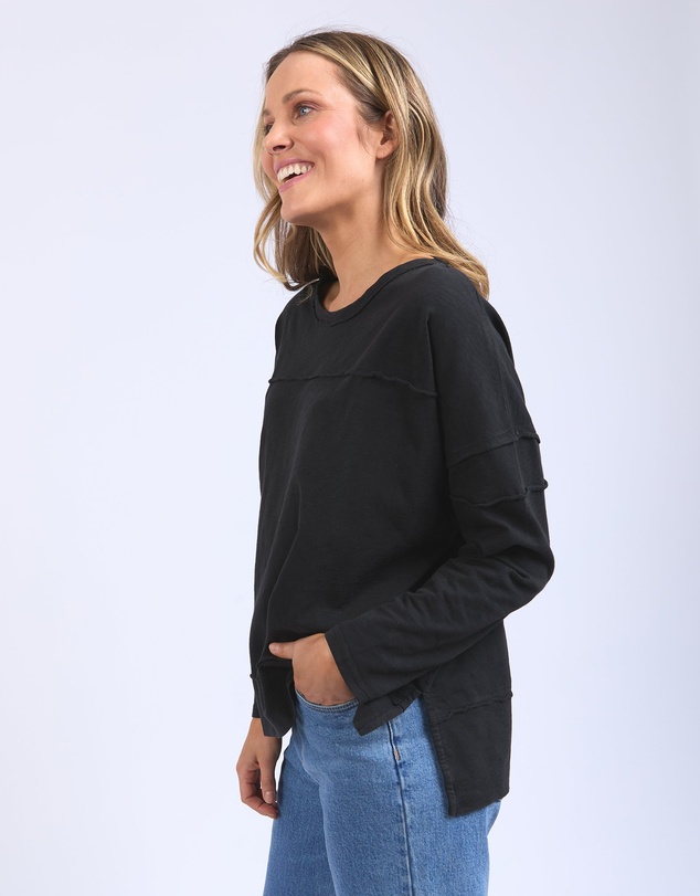 Foxwood - Jayne Throw On Top Black