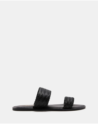 Just Because - Tonga Leather Flat Sandals