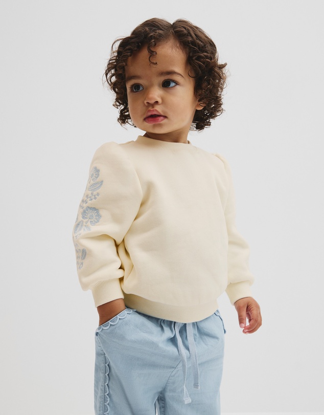 Country Road - Australian Cotton Embroidered Sleeve Sweat