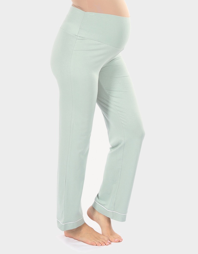 Angel Maternity - Maternity and Nursing Sleeve Pyjama Set in Sage