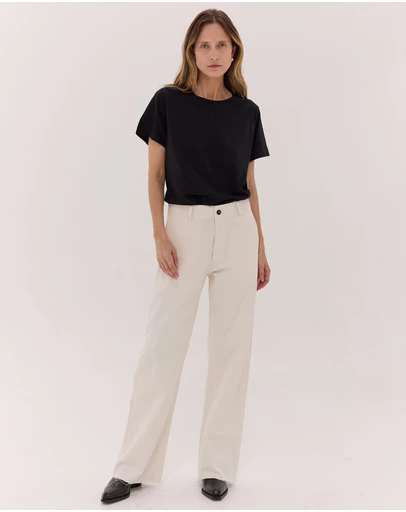 Cloth & Co. - The Wide Leg Denim Jeans