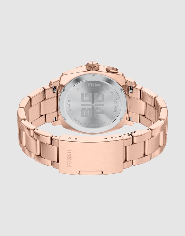 Fossil - Machine Rose Gold Analogue-Digital Watch