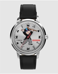 TIMEX - Timex x Monopoly Marlin® 38mm Leather Strap Watch
