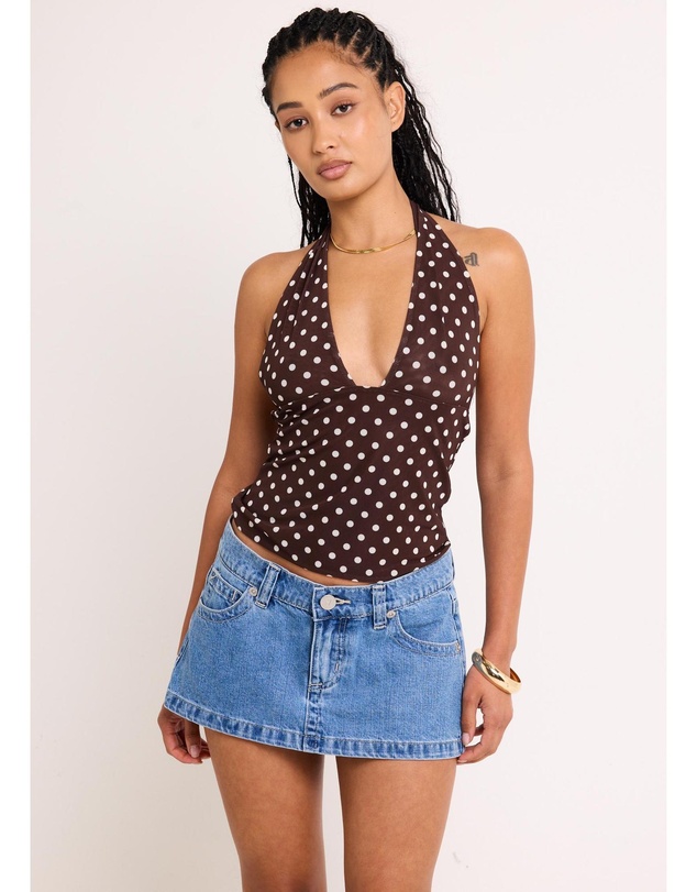 Alice In The Eve - Ava Slinky Plunge Top