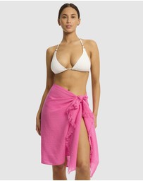 Sea Level Australia - Sunset Frayed Sarong