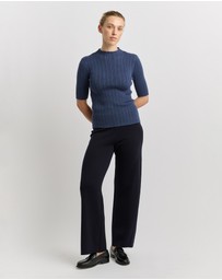 Toorallie - Variegated Rib Top
