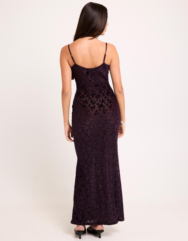 Alice In The Eve - Devon Burn Out Slip Maxi Dress