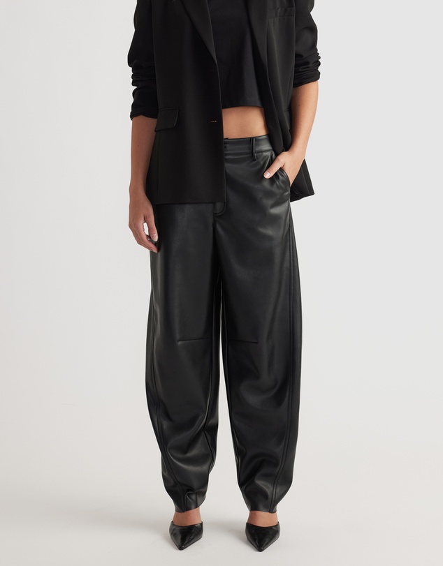 Decjuba - Natalie Polyurethane Barrel Pants