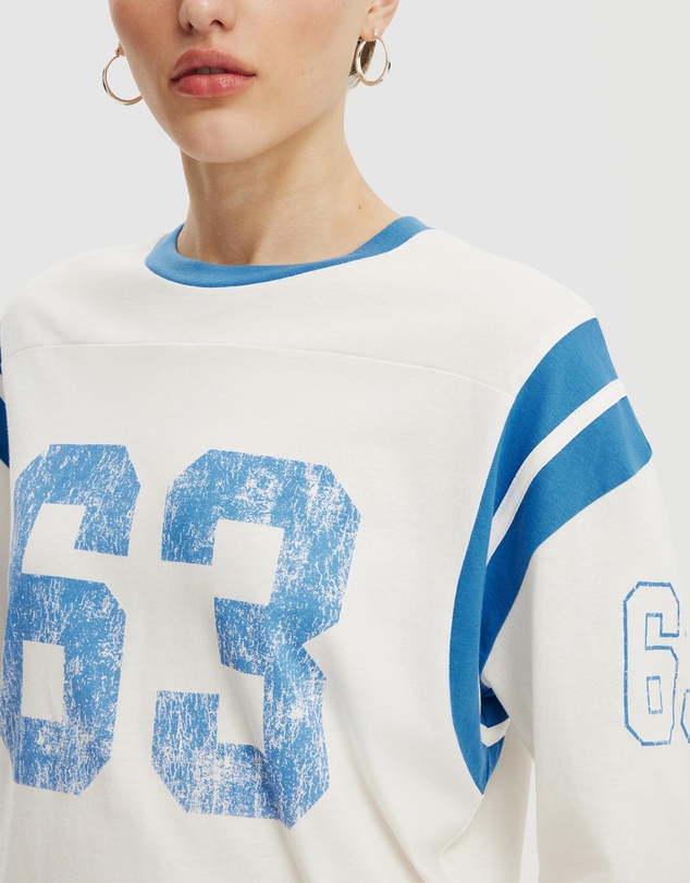 Cotton On - 3/4 Sleeve Graphic Tee