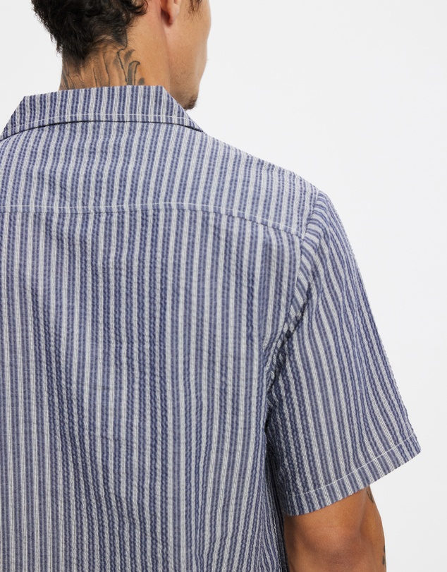 Thrills - Gardens Stripe Bowling Shirt
