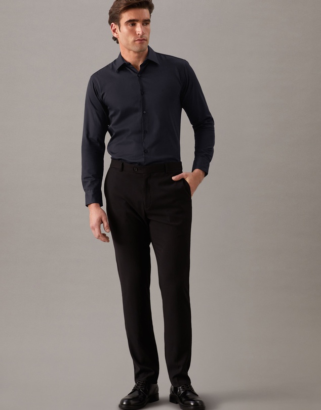 Calvin Klein - Sateen Stretch Casual Shirt
