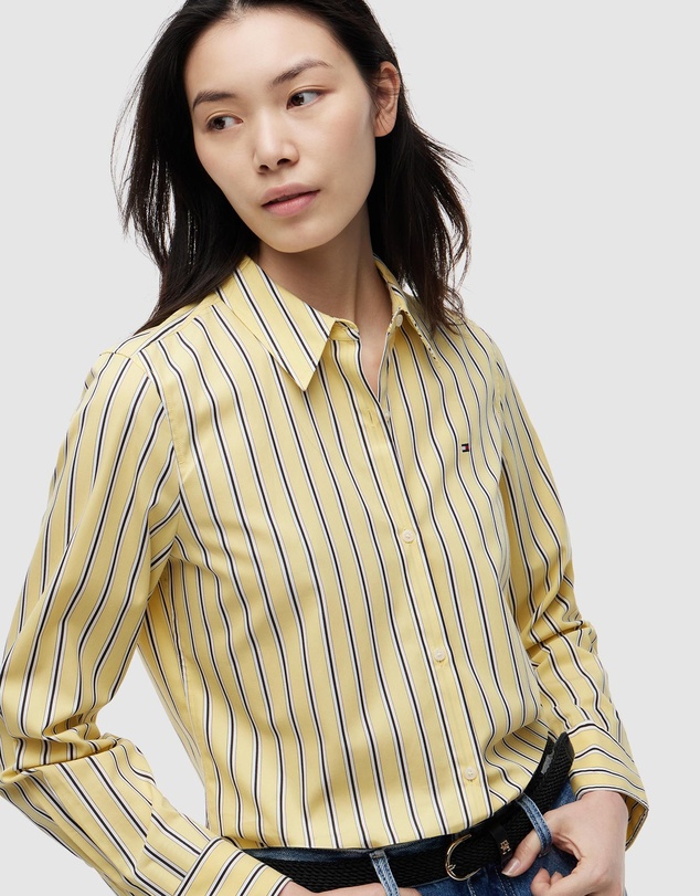 Tommy Hilfiger - Regular Fit Flag Embroidery Poplin Shirt