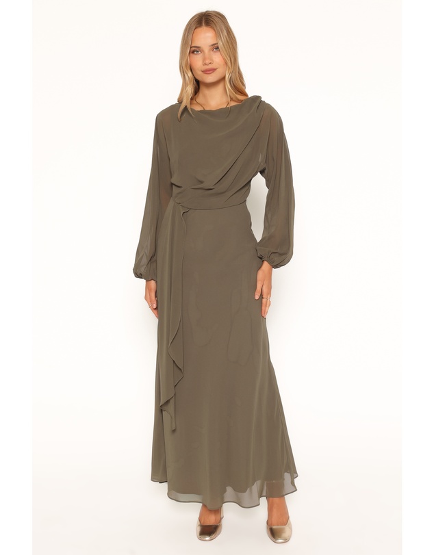 Petal & Pup - Arnica Maxi Dress - Olive Green