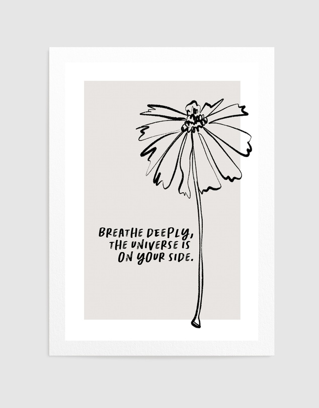Olive et Oriel - Golden Mantras No8 by Treechild Art Print
