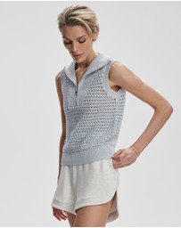 Varley - Bains Half Zip Tank