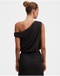 Forever New - Mila Tipped Shoulder Drape Top