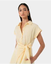Forcast - Zalia Tie Button Shirt
