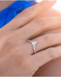 Georgini - Scarborough Freshwater Pearl Silver Ring