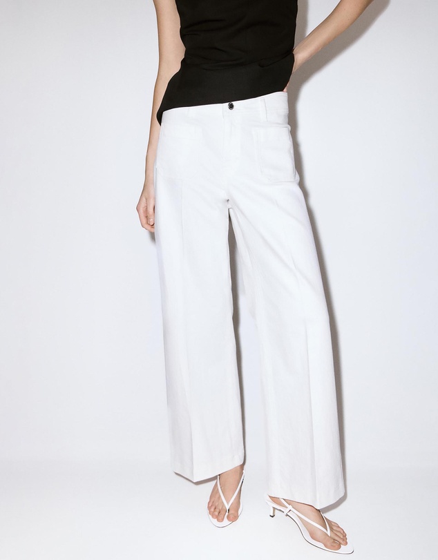 M.N.G - High-Waisted Wide Leg Jeans