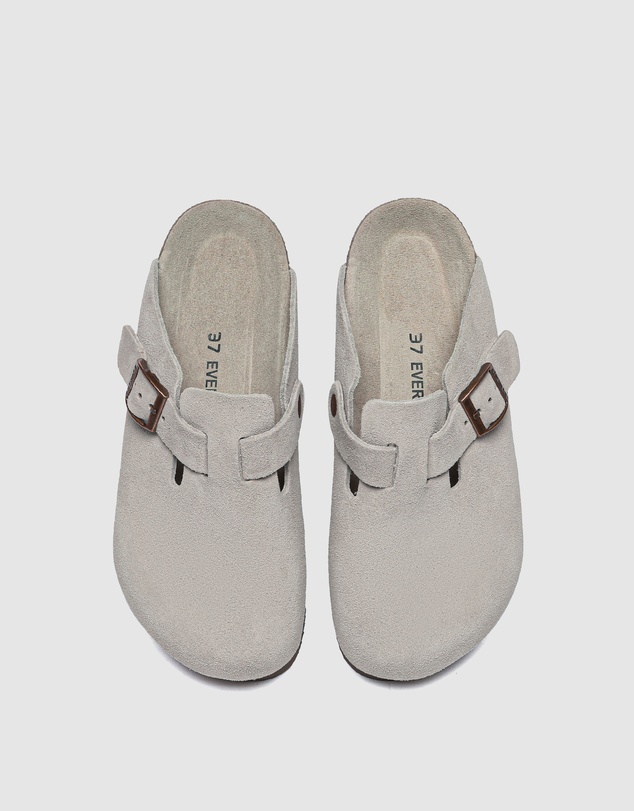 EVERAU - EverAU Ugg Brooklyn Platform Cow Suede Upper Clogs