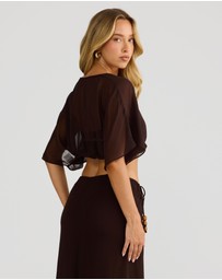 Vacay Swimwear - Vela Top Chocolate