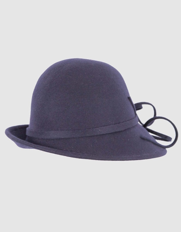 Max Alexander - Winter Felt Navy Cloche Hat