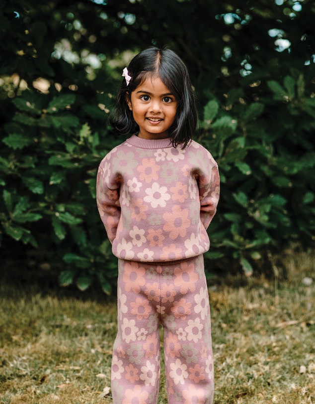 Kynd Baby - Knit Jumper in Bold Floral