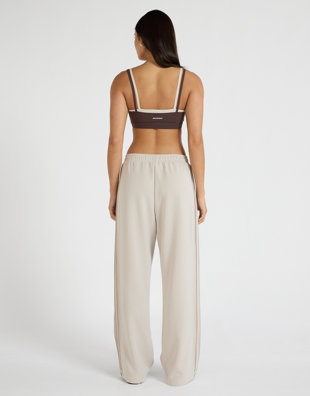 All Fenix - Soft Luxury Pin Tuck Wide Leg Track Pant