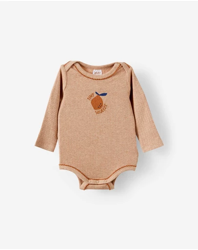Cotton On Kids - Organic Pointelle Long Sleeve Bubbysuit