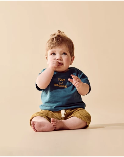 Wilson & Frenchy - Amber Glow Organic Cord Shorts - Babies-Kids