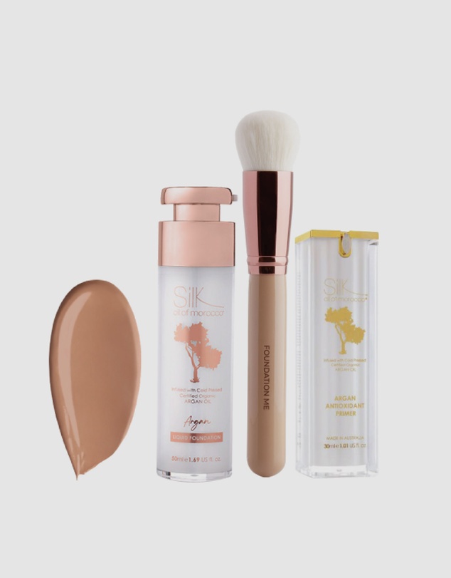 Silk Oil of Morocco - Argan Foundation Essentials - Value Pack - Tan
