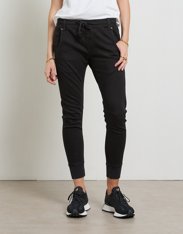 DRICOPER DENIM - Active Black Cuffed Jeans