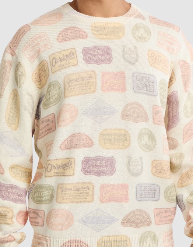 GUESS Originals - GUESS Originals Multi Graphic Sweater