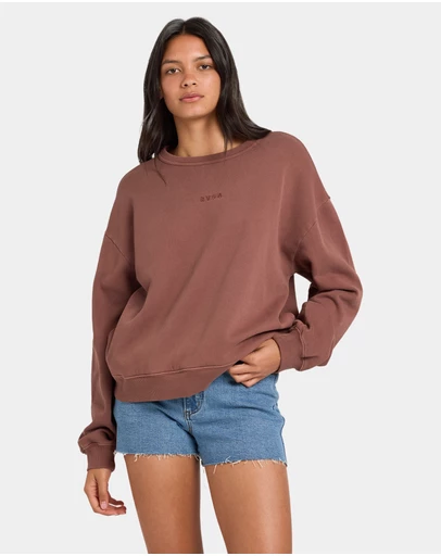 RVCA - Womens RVCA Pocket Crew Neck