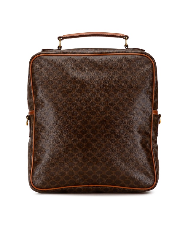 Pre-Loved by Azura Reborn - Pre-Loved celine Stylish Patterned Leather Shoulder Bag with Adjustable Strap and Handles
