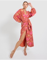 Pasduchas - Ruby Wrap Midi Dress