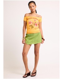 Subtitled - Coraline Fishnet Mini Skirt