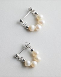 Native Sol - Mickie Pearl Hoops