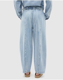 Seed Heritage - Denim Barrel Leg Jogger