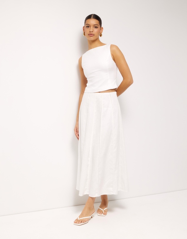 AERE - Bind Detail Full Skirt