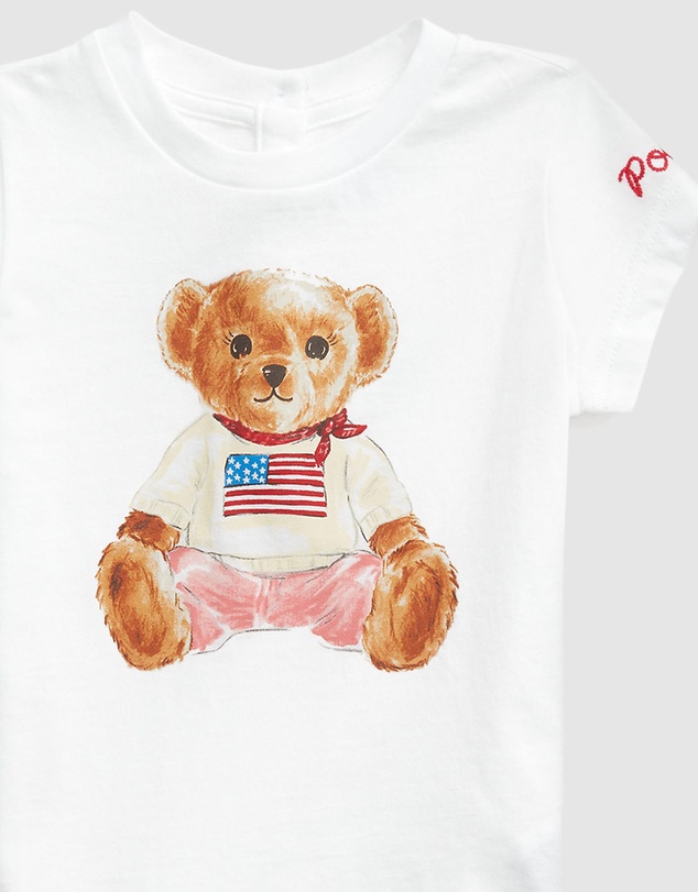 Polo Ralph Lauren - Polo Bear Cotton Jersey Tee - Babies