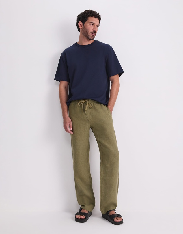 Sportscraft - Caffery Yarn Dyed Linen Pant